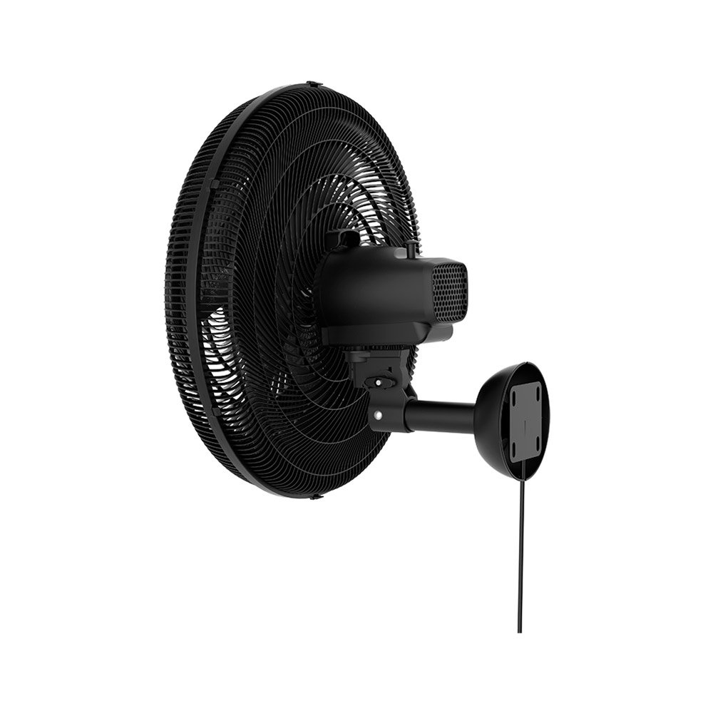 Ventilador de Parede Ventisol 50cm Monta Fácil, Três Velocidades, 6 Pás, Preto, 110V