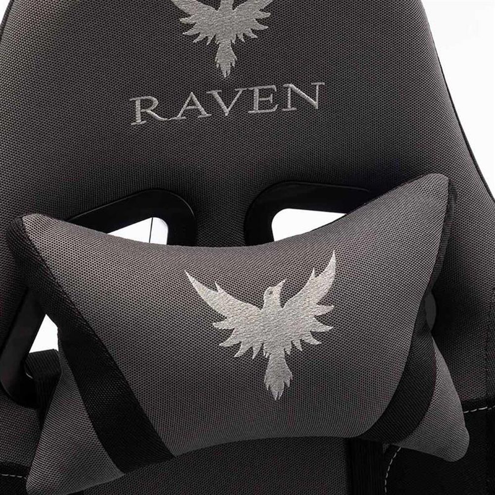 Cadeira Gamer Raven FXRacer, Pu e Tecido