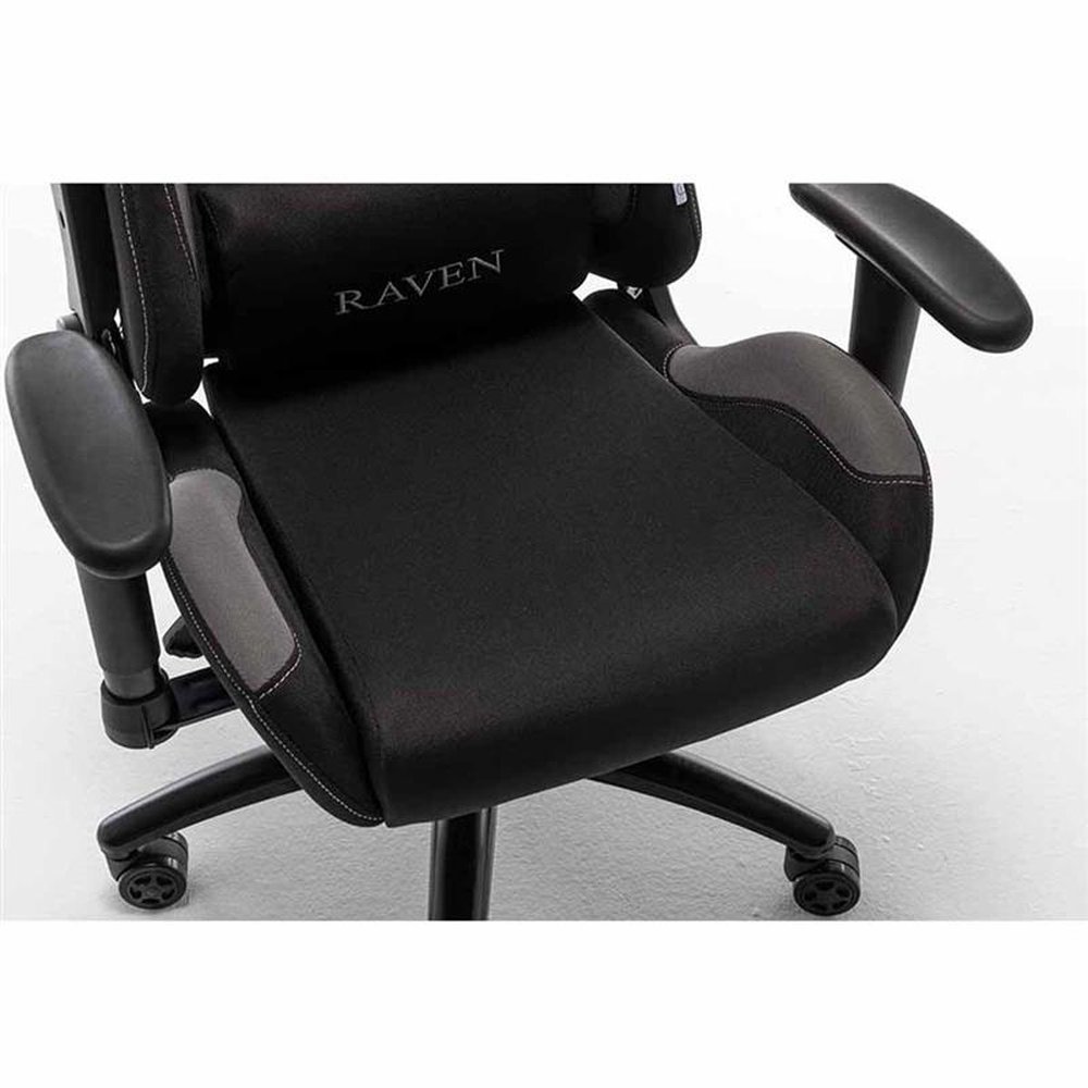 Cadeira Gamer Raven FXRacer, Pu e Tecido