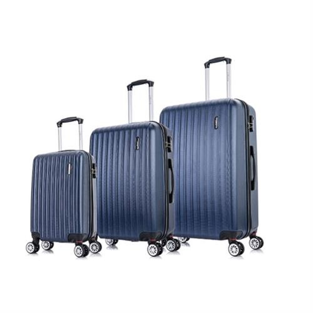 Conjunto De Malas De Viagem P, M e G Londres Plus Swiss Move - Marinho