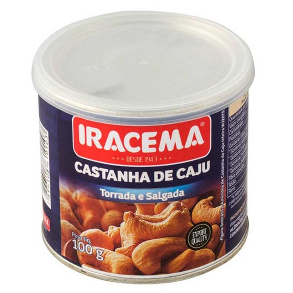 Castanha de Caju Iracema 100g Lata