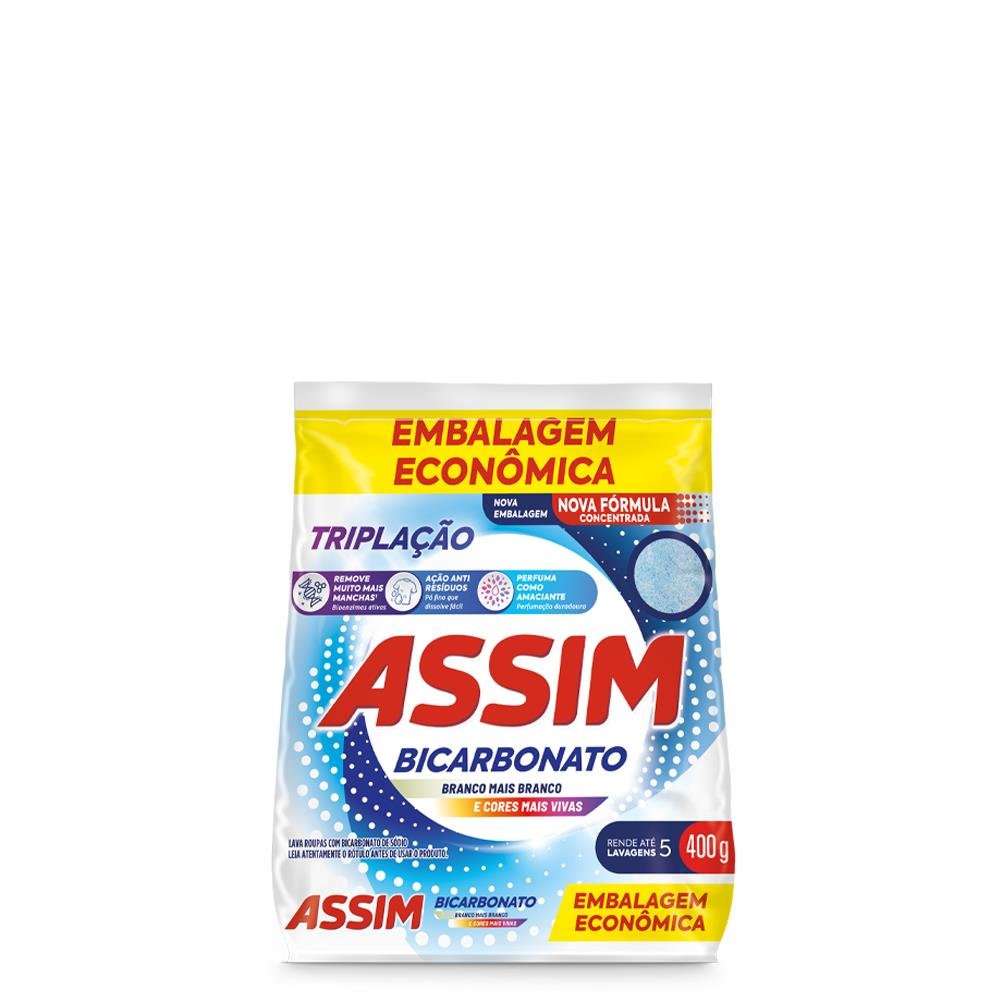 Deterg Po Assim Sc 400G Triplacao