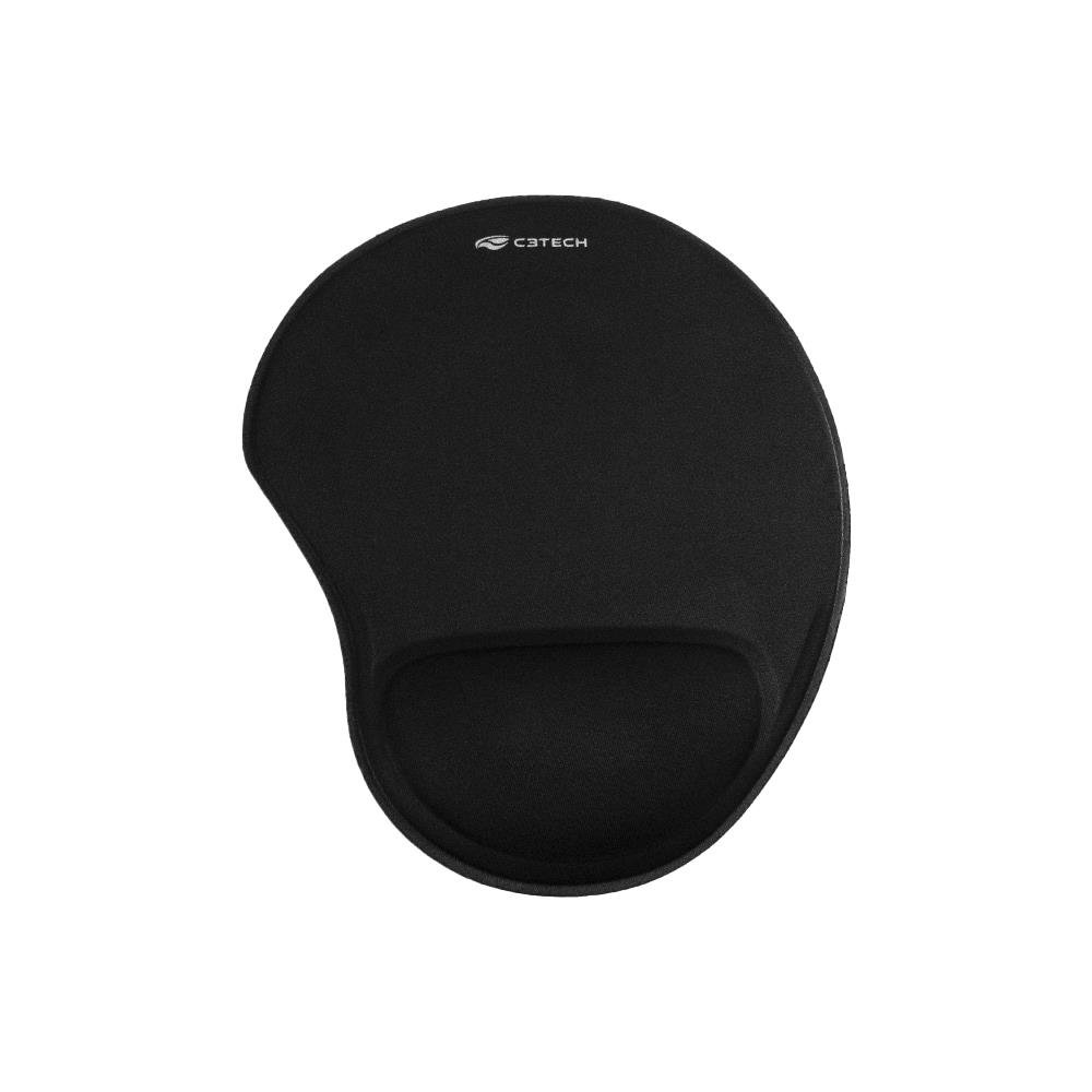 Mousepad Com Apoio Ergonomico C3tech Preto