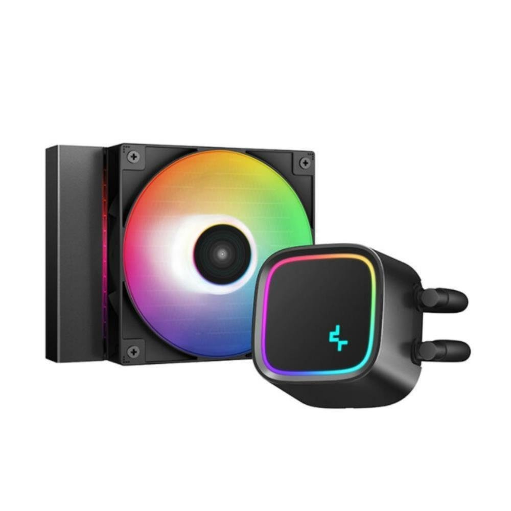 Water Cooler Deepcool LE300 Raimbow, LED, 120mm, Intel E AMD, Preto - R-LE300-BKLNMC-G-1