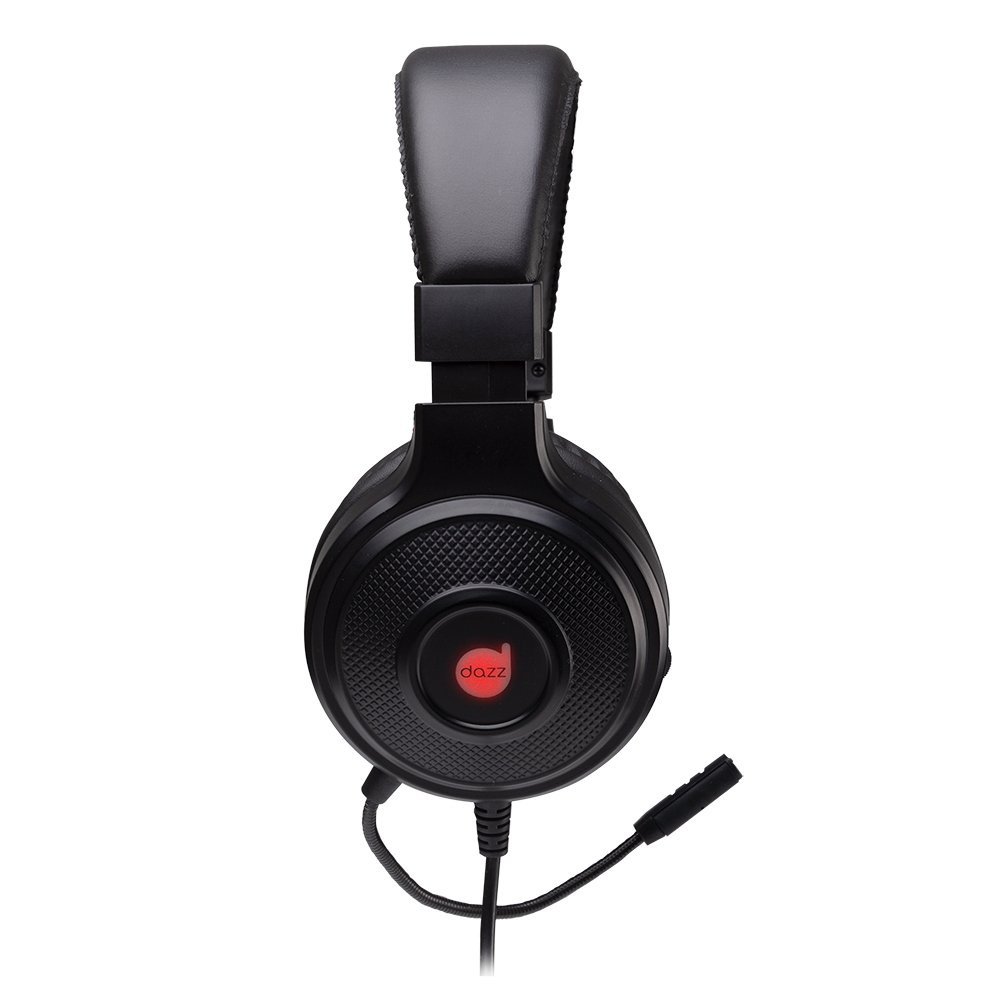 Headset Dazz Cobra, Surround 2.0, P2 com Adaptador P3, Preto