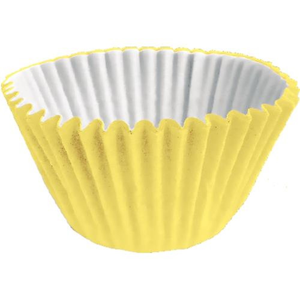 Forminha Papel N 2 Amarela - Embalagem com 100 unidades.