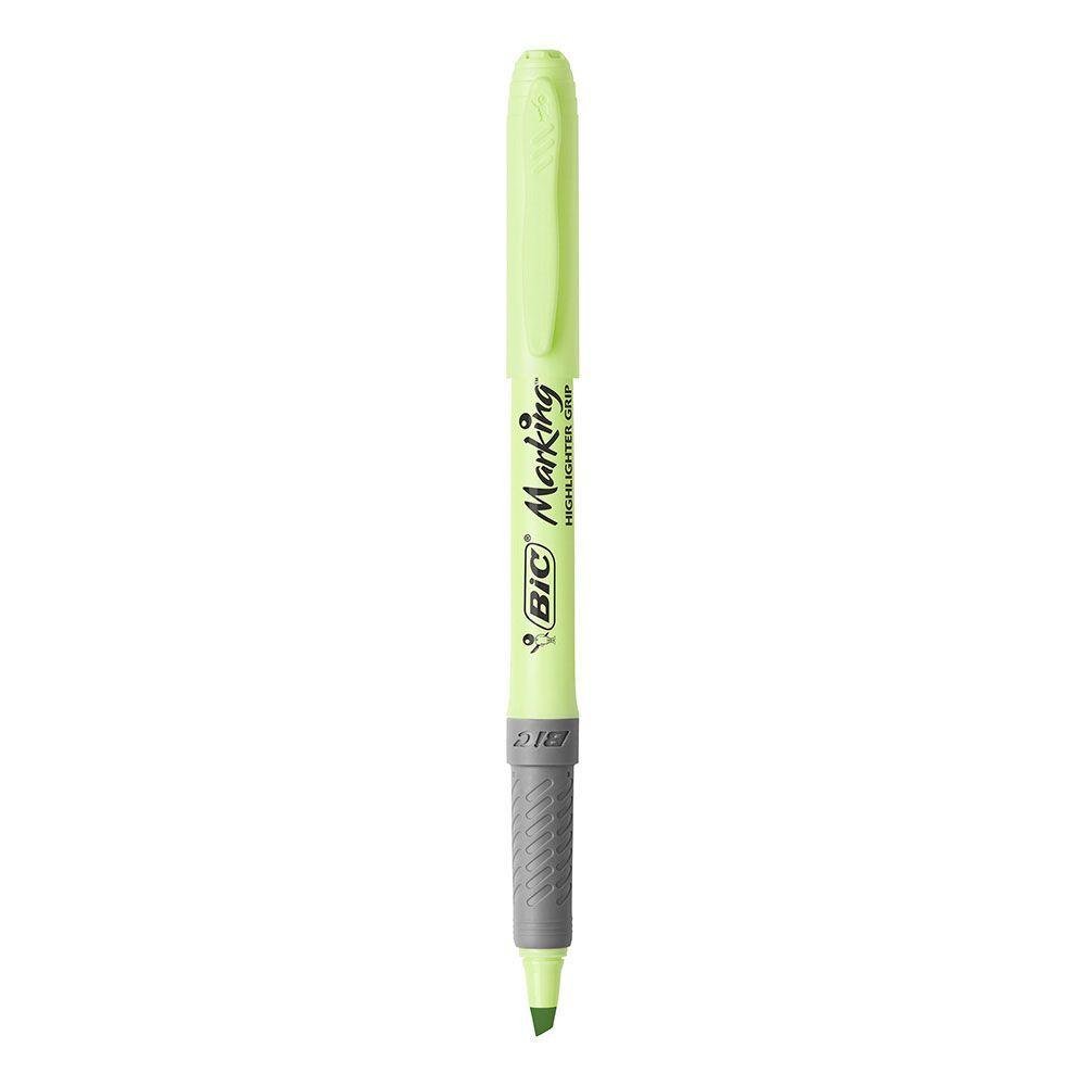 Marca Texto Bic Feltro Brite Liner Pastel Verde