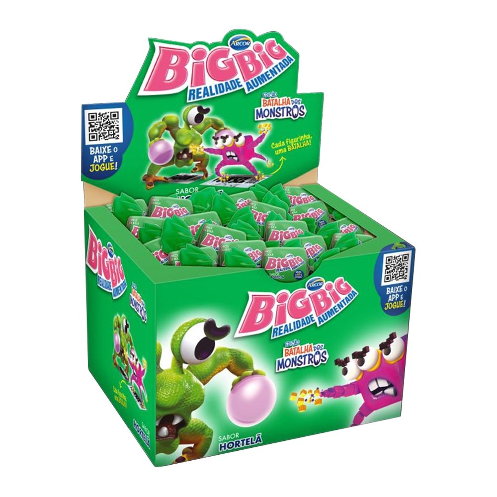 Chiclete Arcor Big Big Hortelã 315g
