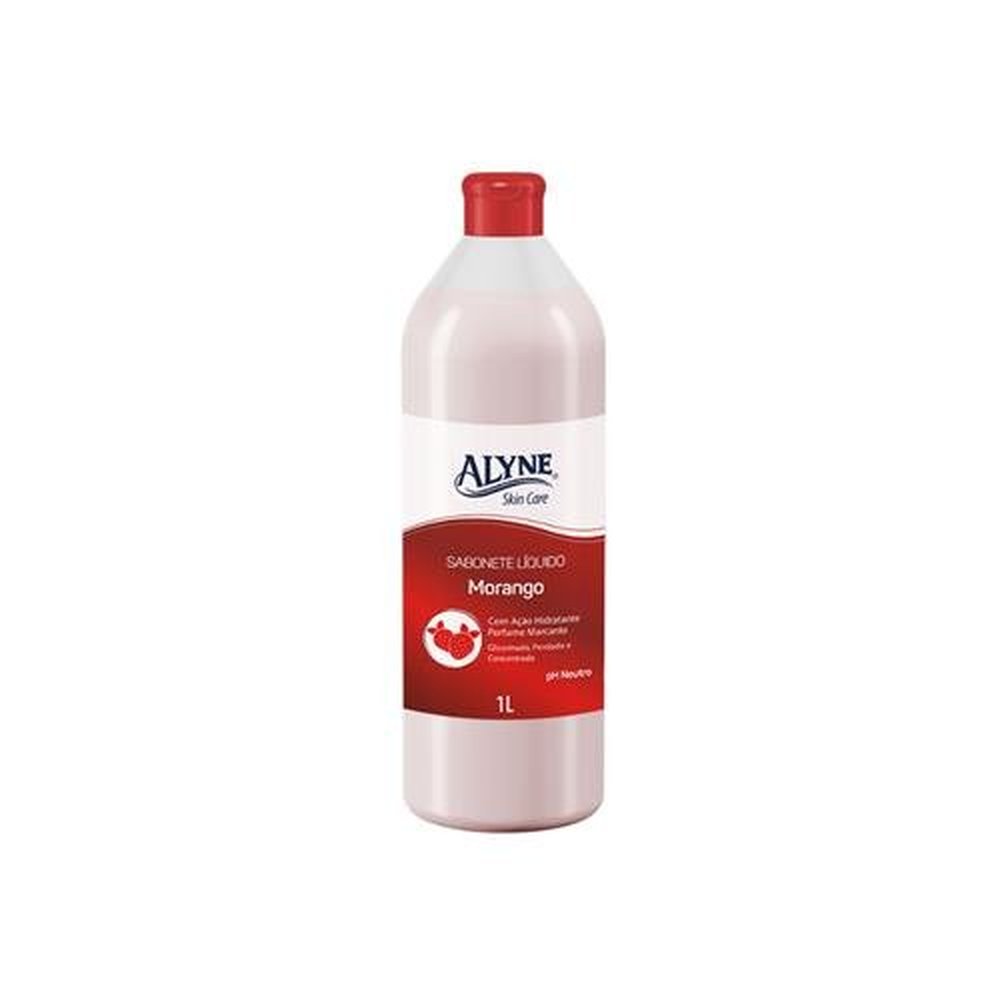 Sabonete Liquido Alyne Skin Care Morango 1L