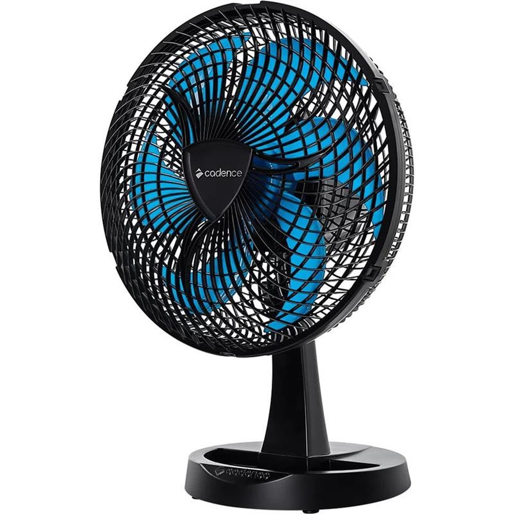 Ventilador Cadence New Windy Preto e Azul VTR560 - 220 Volts