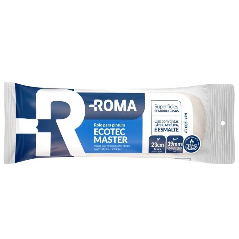 ROLO LA POLIESTER ECOTEC MASTER ROMA 23CM SEM CABO