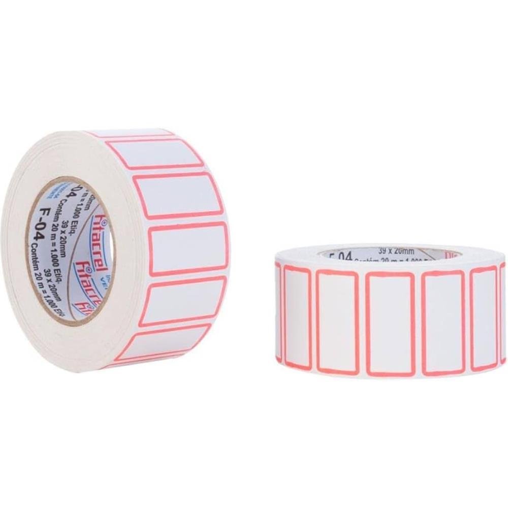 Etiqueta Fitacrel F-04 39x20mm Rolo com 1000 Etiquetas