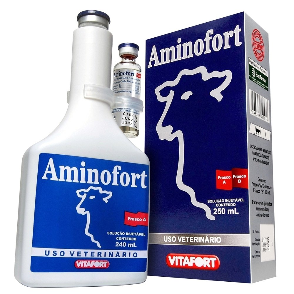 Estimulante Injetável Pearson Eurofarma Aminofort 250ml