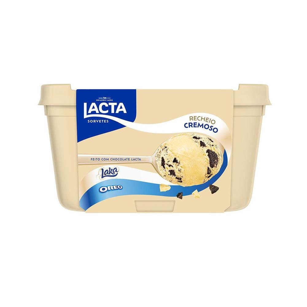 Sorvete Pote Laka Oreo Nestlé 12x1l