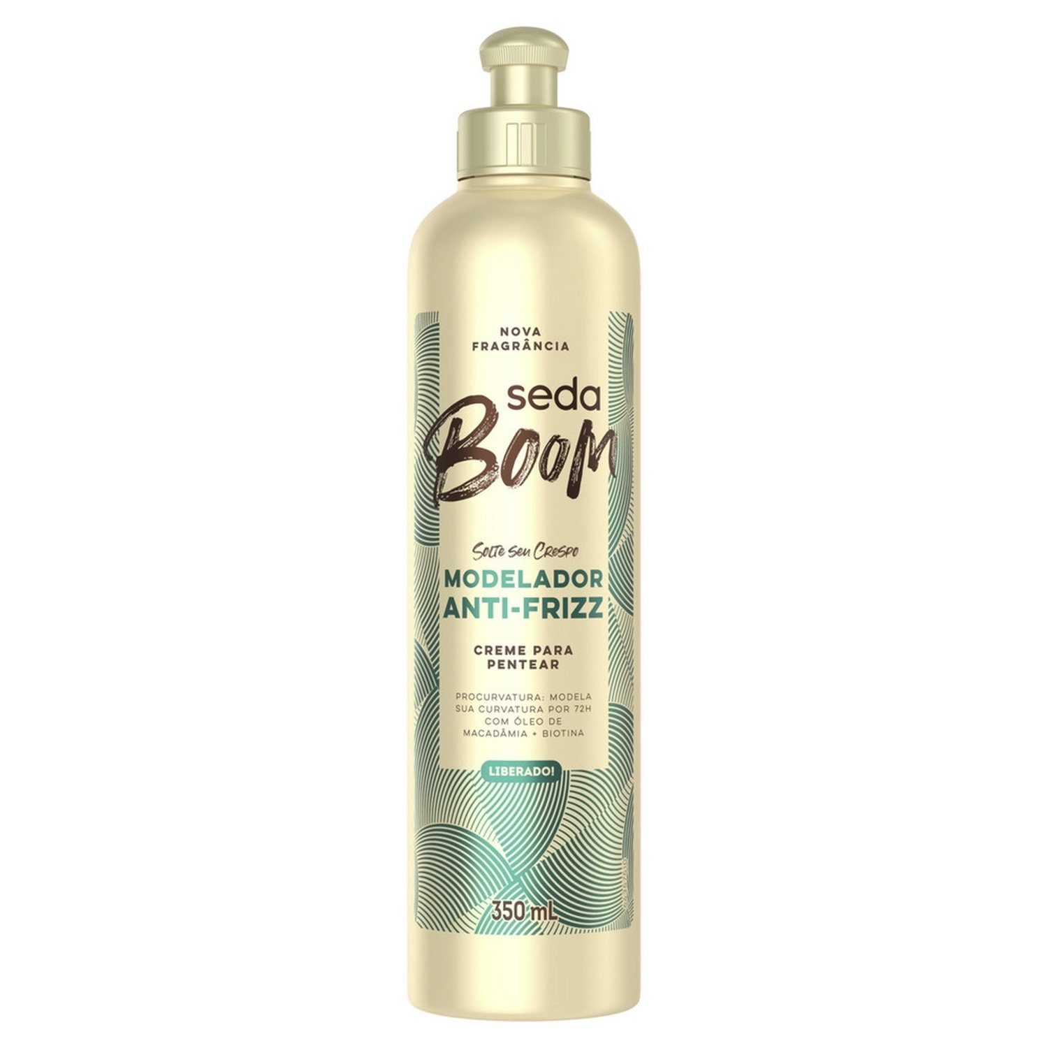Creme para Pentear Seda Boom Modelador Antifrizz 350ml