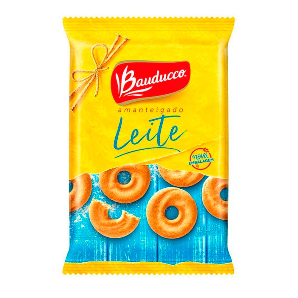 Biscoito Bauducco Amanteigado Leite 335G