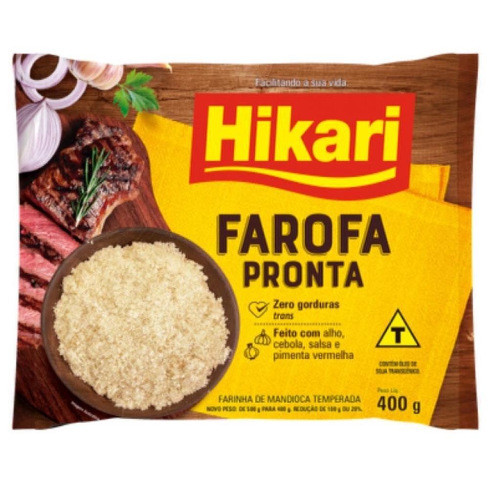 Farofa Mandioca Temperada Hikari 400G