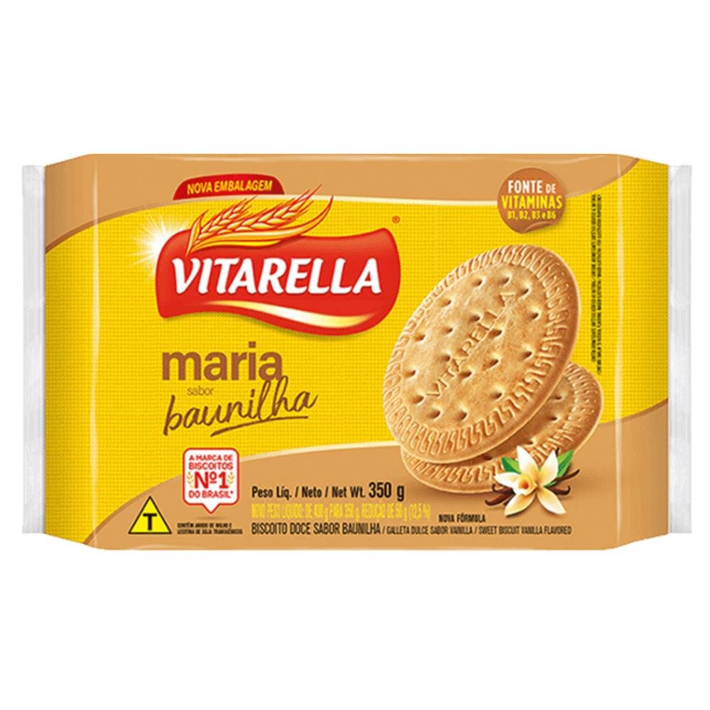 Biscoito Maria Vitarella 350G Baunilha