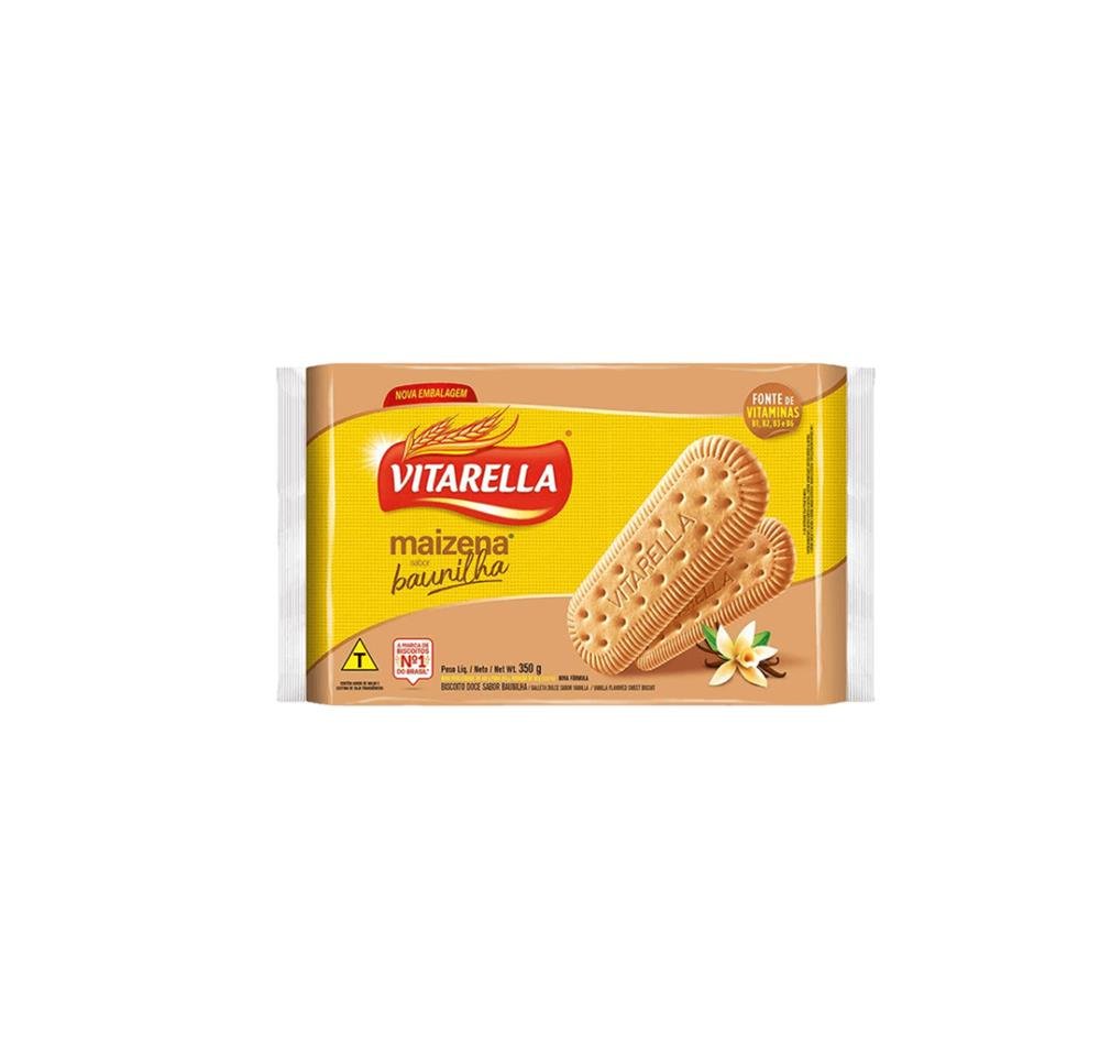 Biscoito Maizena Vitarella 350G Baunilha