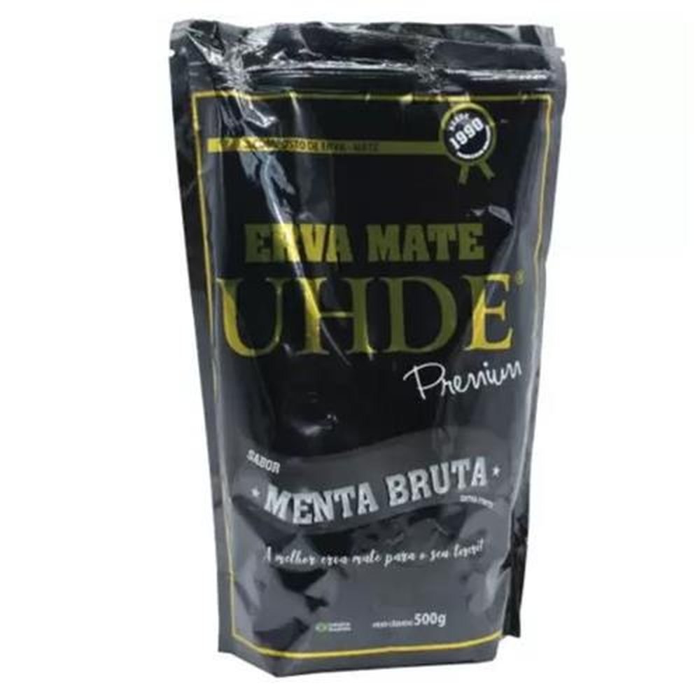Uhde Erva Mate Premium Terere 500Gramas Menta Bruta