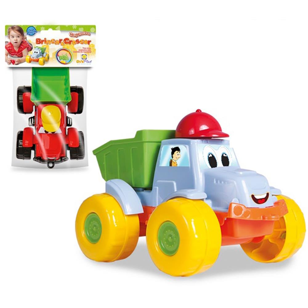 Caminhão Brinquedo 29Cm Caçamba Divplast
