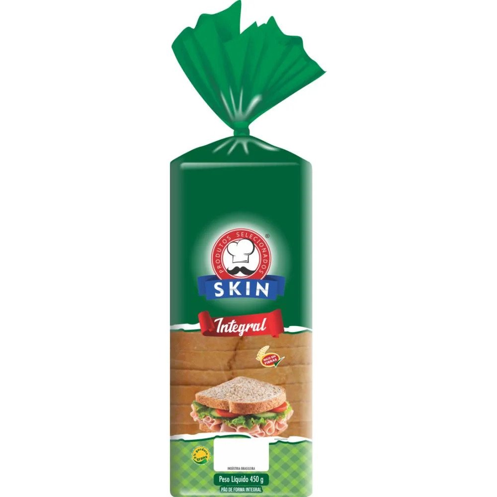 Pao De Forma Skin Integral 450g