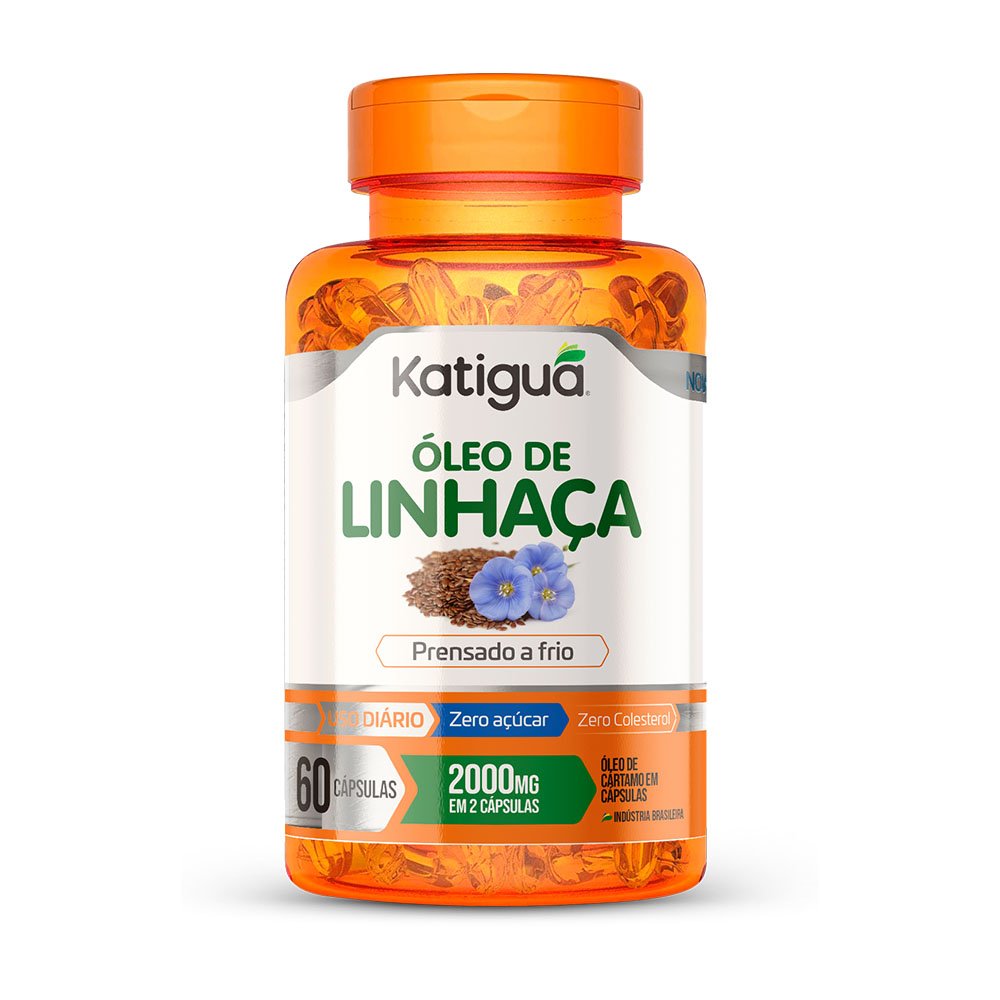 Oleo de Linhaca 1000mg 60 Cps Katigua