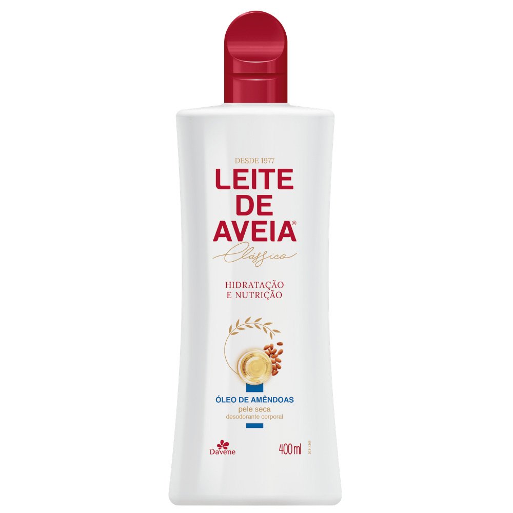 Leite De Aveia Davene 400ml Pele Seca