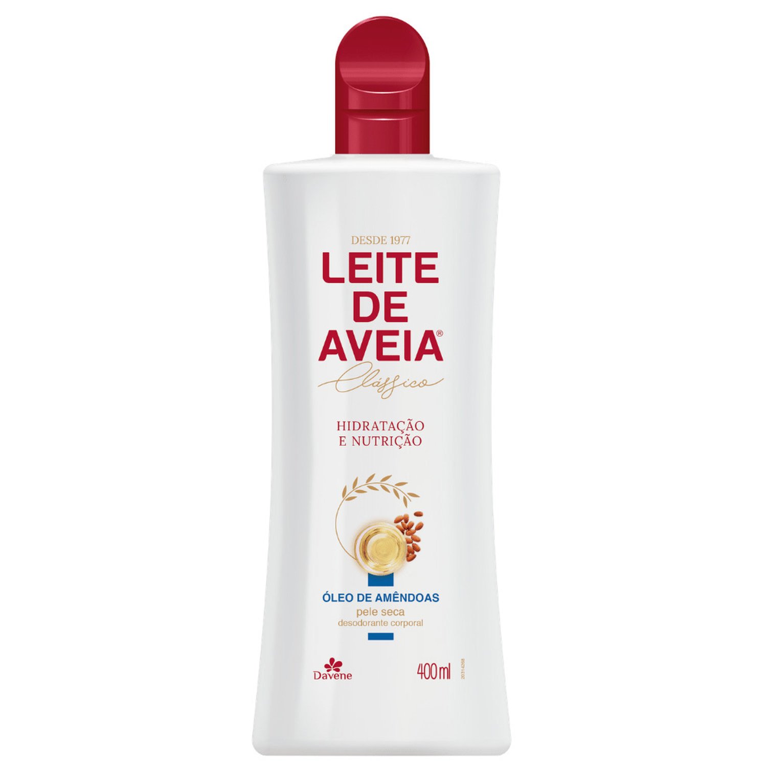 Leite De Aveia Davene 400ml Pele Seca