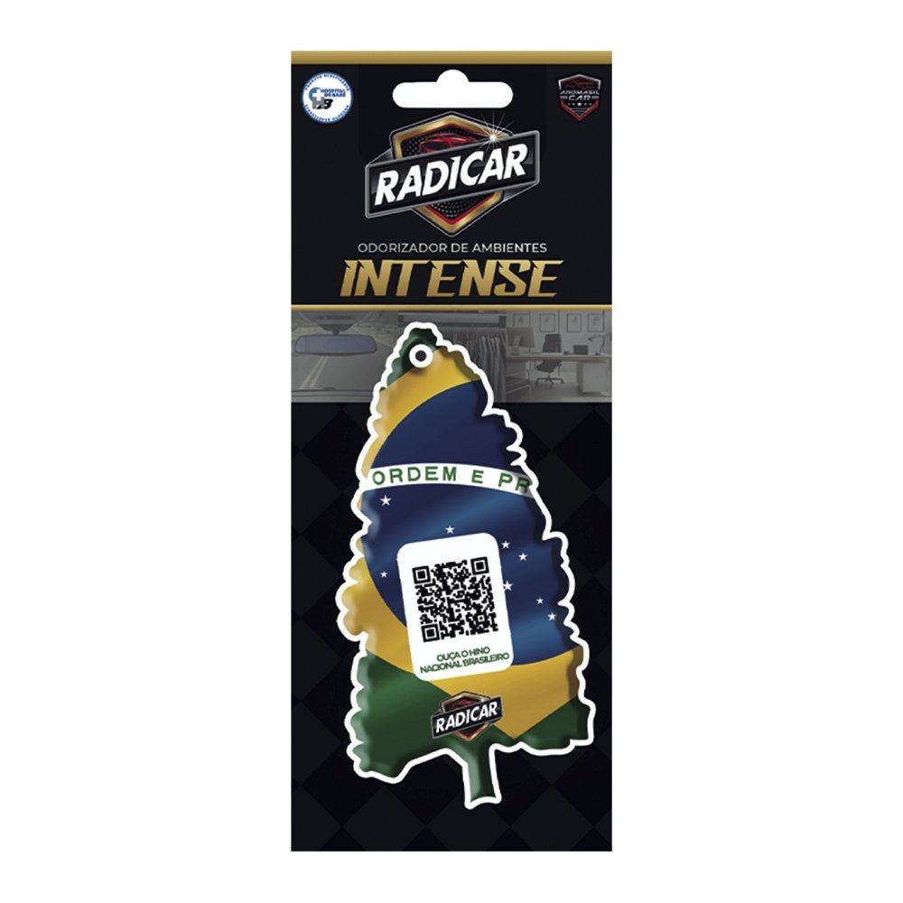 Odorizante de Ambiente Radicar Aromasil Car Intense Bandeira do Brasil
