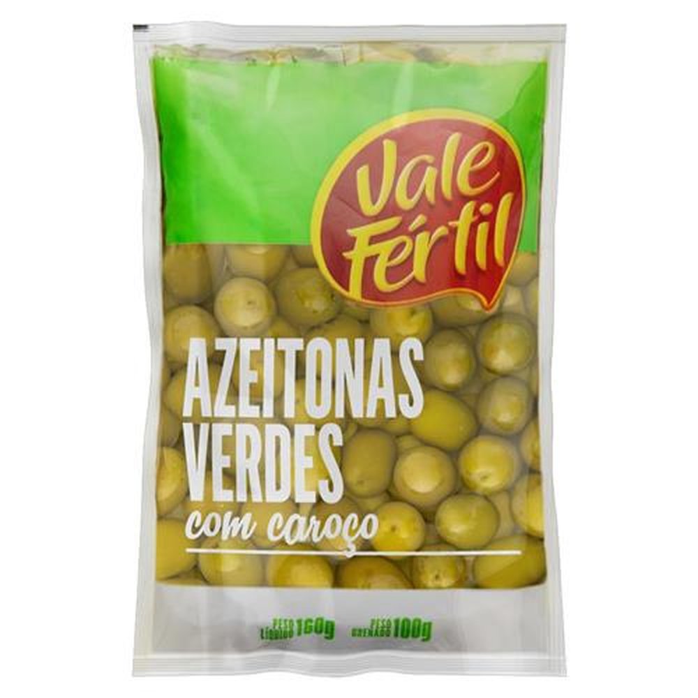 Azeitona Vale Fertil Tradicional Sache 100G