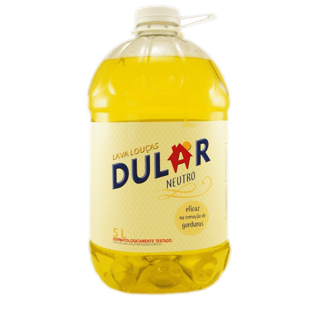 Detergente Liquido Lava Loucas Institucional Dular Neutro 5 Litros ...