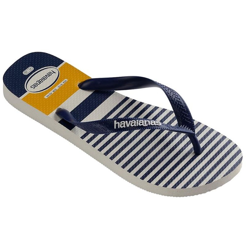 Havaianas Top Nautical Branco/Marinho/Amarelo 41/2