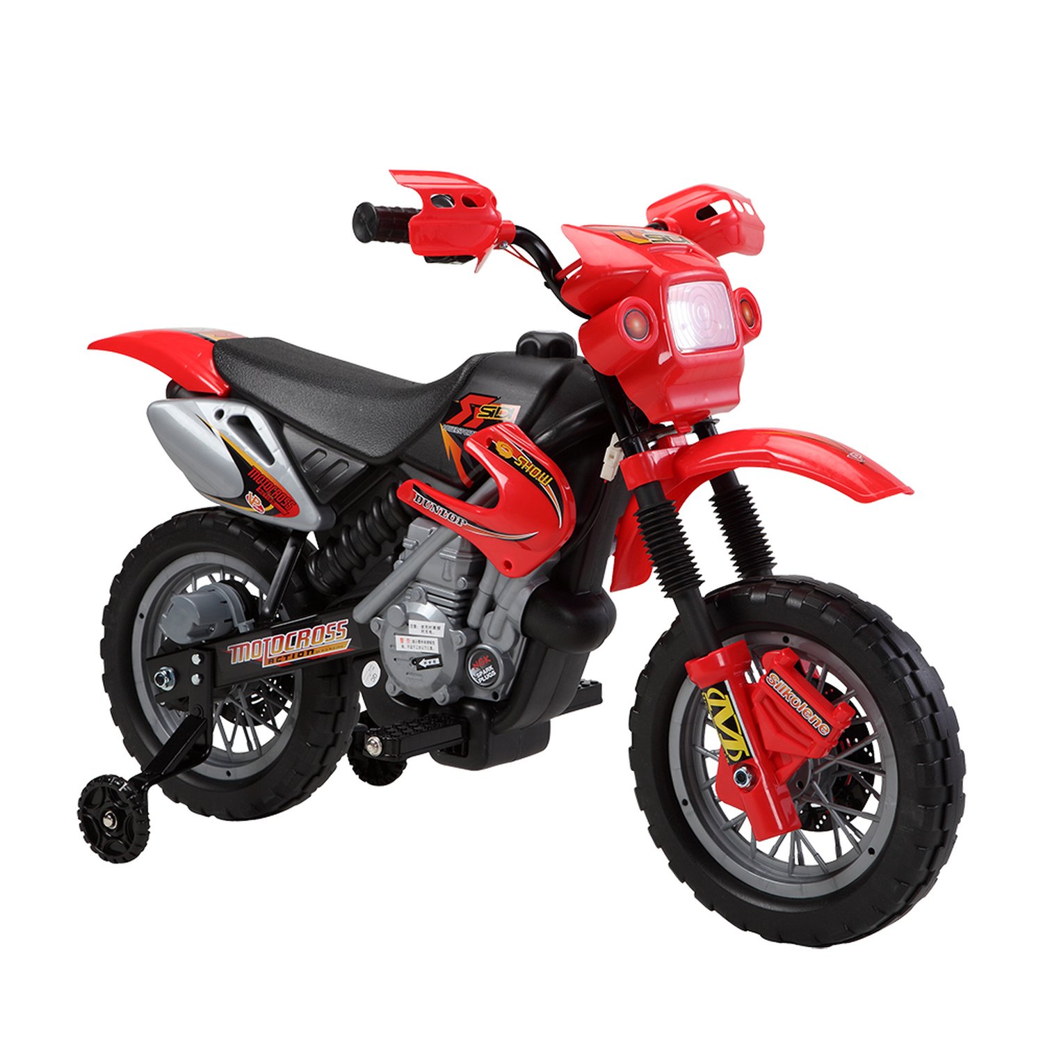 Moto Cross Trail Elétrica 6V Vermelho - Bel