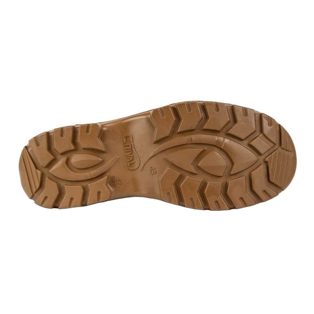 Botina de Segurança Crival Nobuck PU Bidensidade Biqueira PVC Preto 45