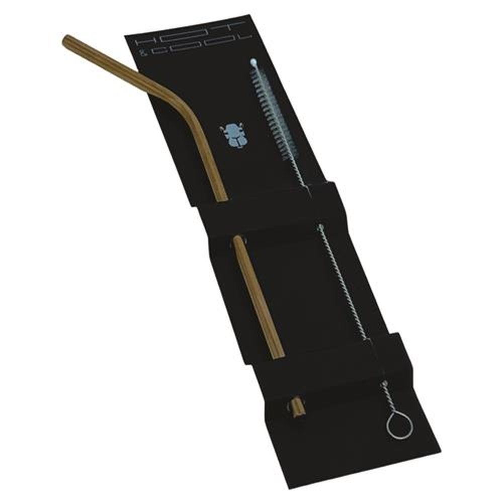 Kit Canudo Inox e Escova de Limpeza