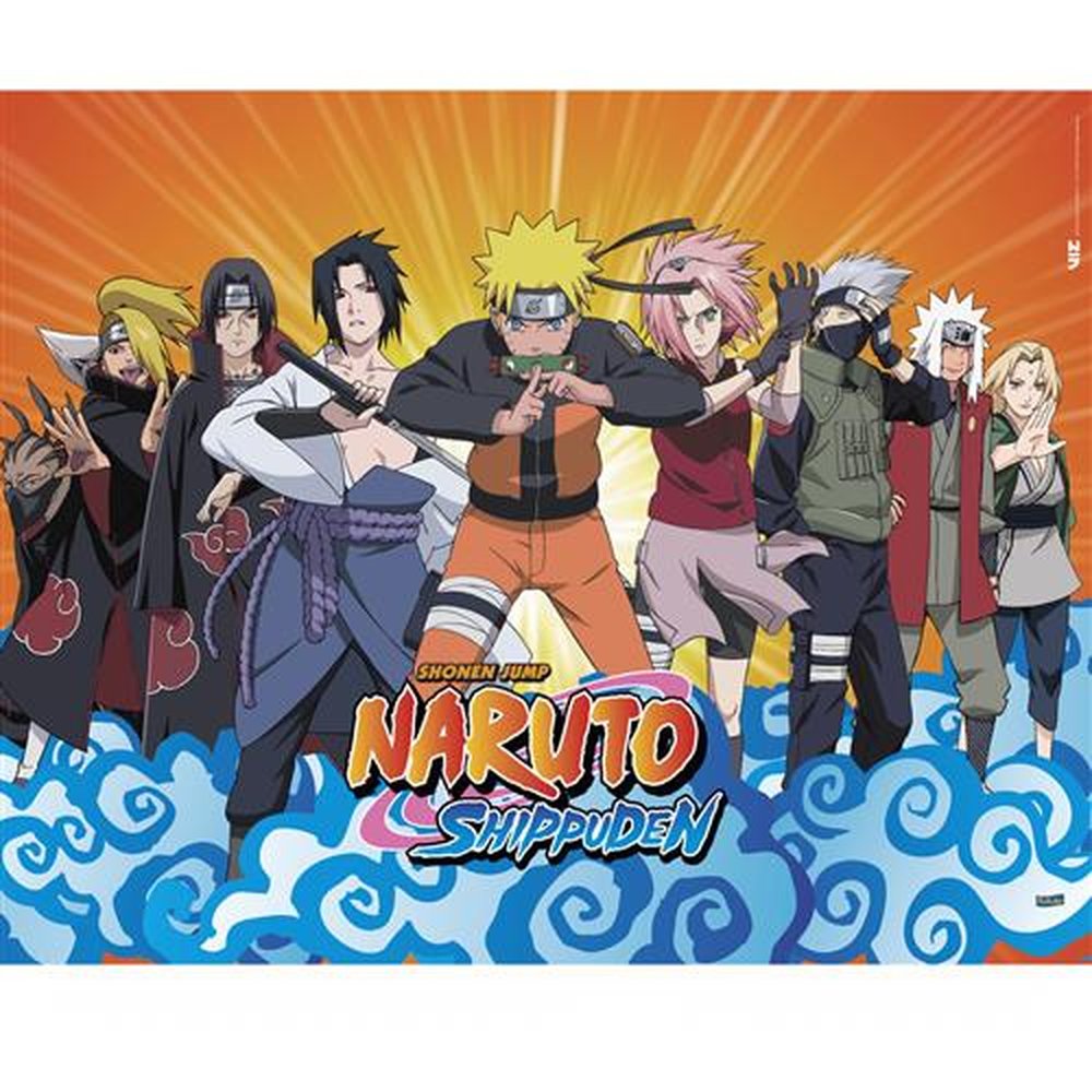 Painel Decom Gigante Em Tecido Naruto