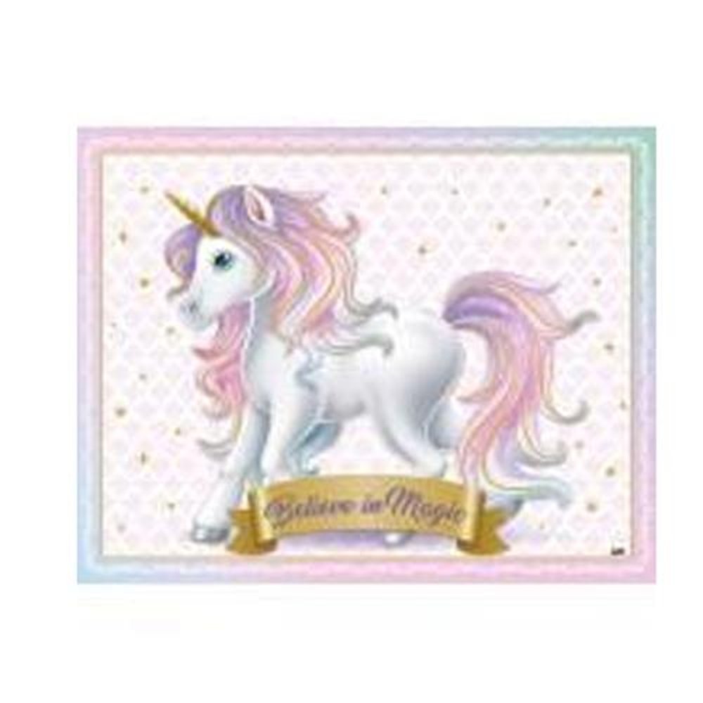 Painel Decom Gigante Em Tecido Unicornio