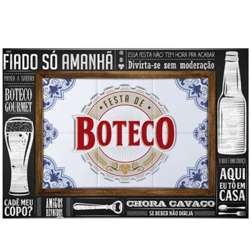 Painel Decom Gigante Em Tecido Boteco