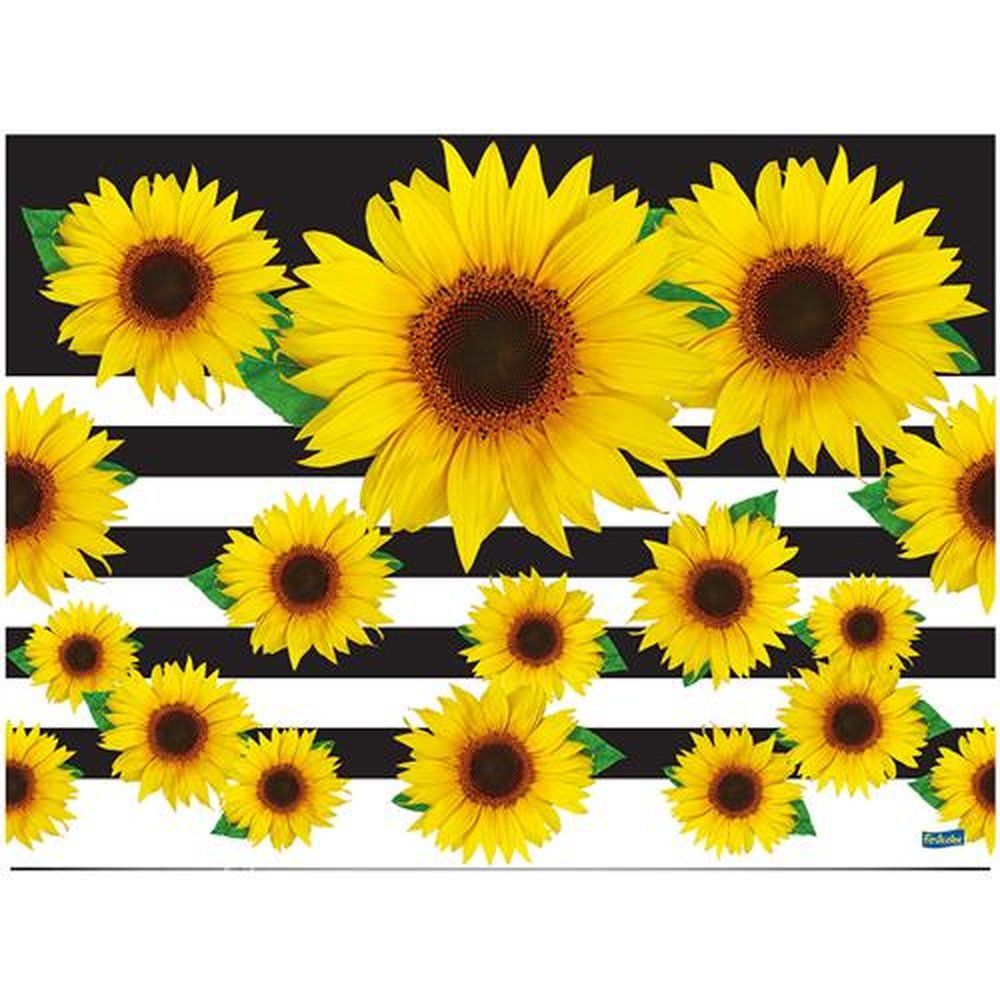 Painel Decom Gigante Em Tecido Girassol