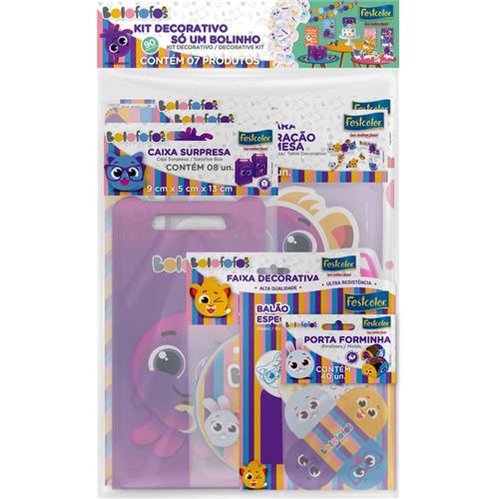 Kit So Um Bolinho Bolofofos