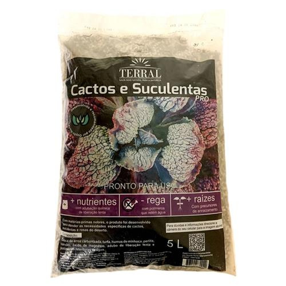 Terral Cactos e Suculentas Pro 5L