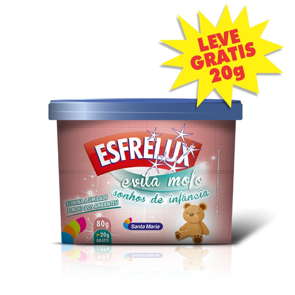 Caixa Com 12 Unidades De Evita Mofo Esfrelux Sonho De Infância 100 g