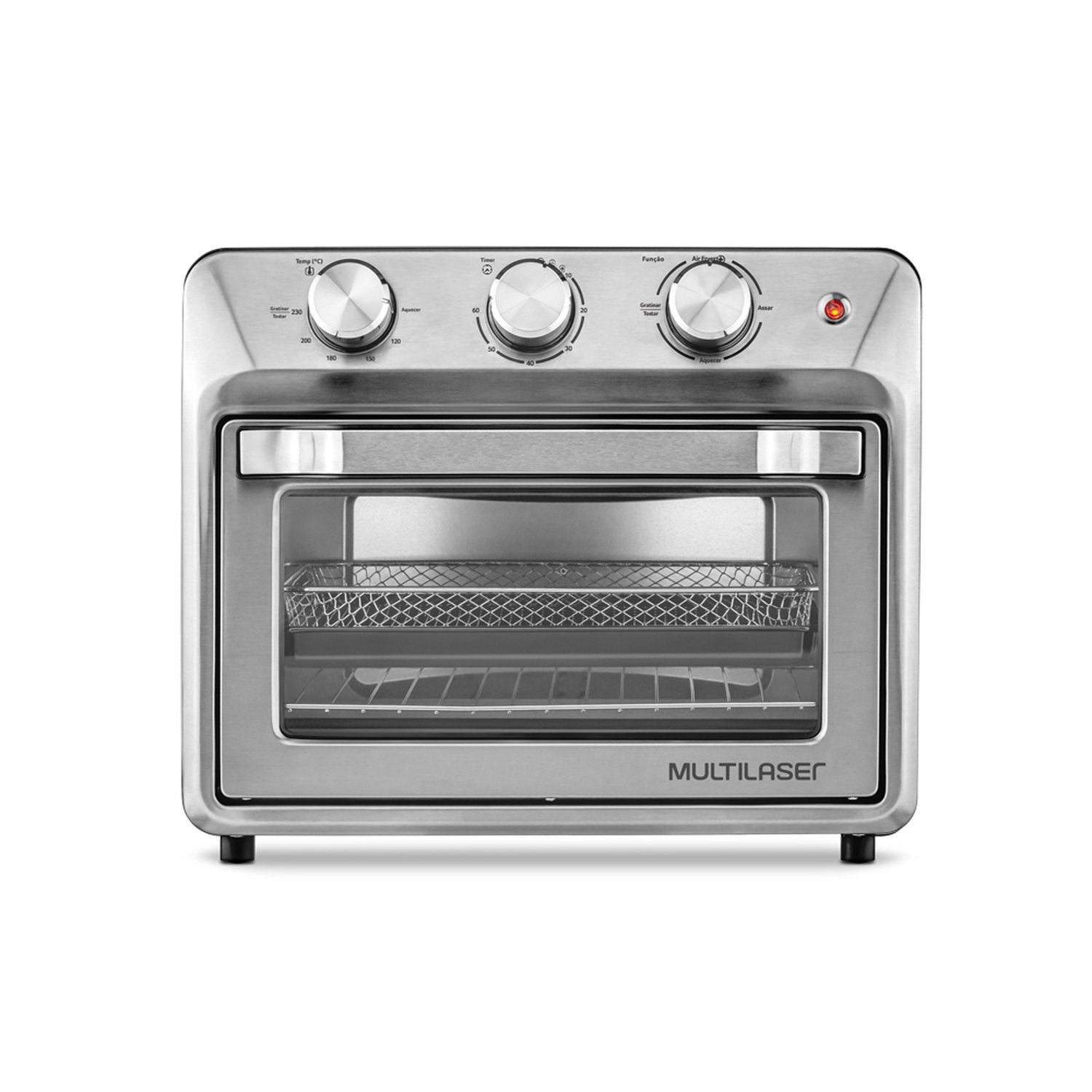 Air Fryer Forno 2 Em 1 Compacto 127V 25L 1500W Multilaser - CE180
