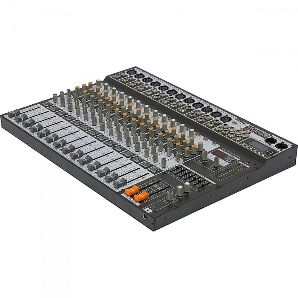 Mesa de Som 16 Canais Usb Sx1602fx Cinza Soundcraft
