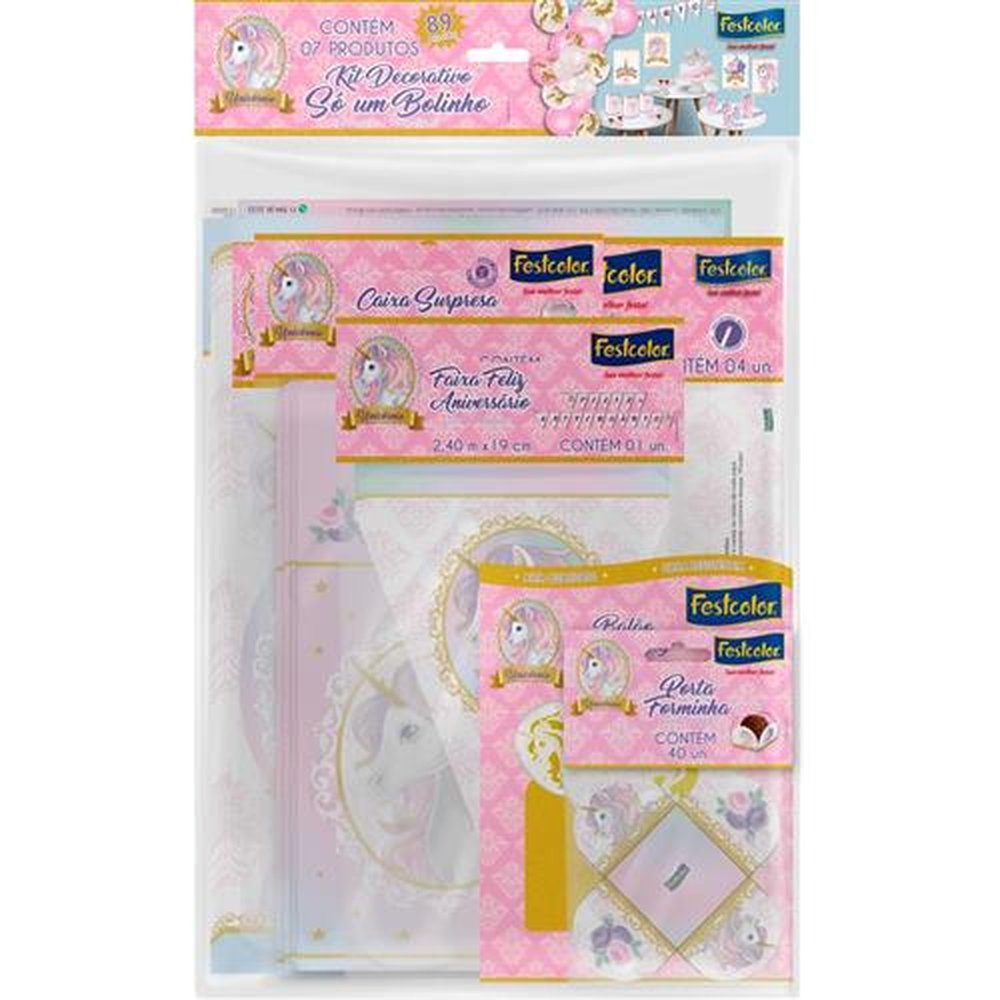 Kit So Um Bolinho Unicornio