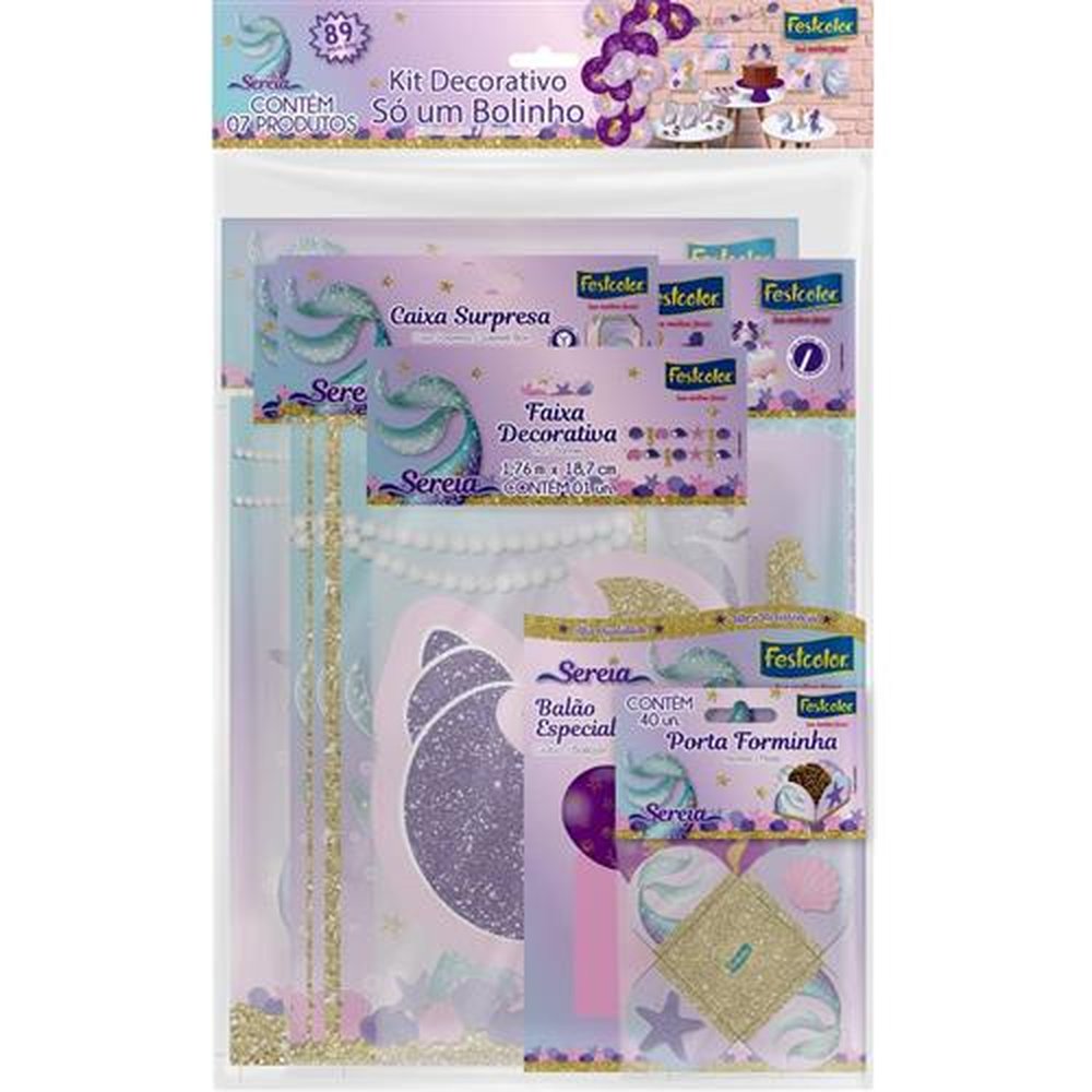 Kit So Um Bolinho Sereia