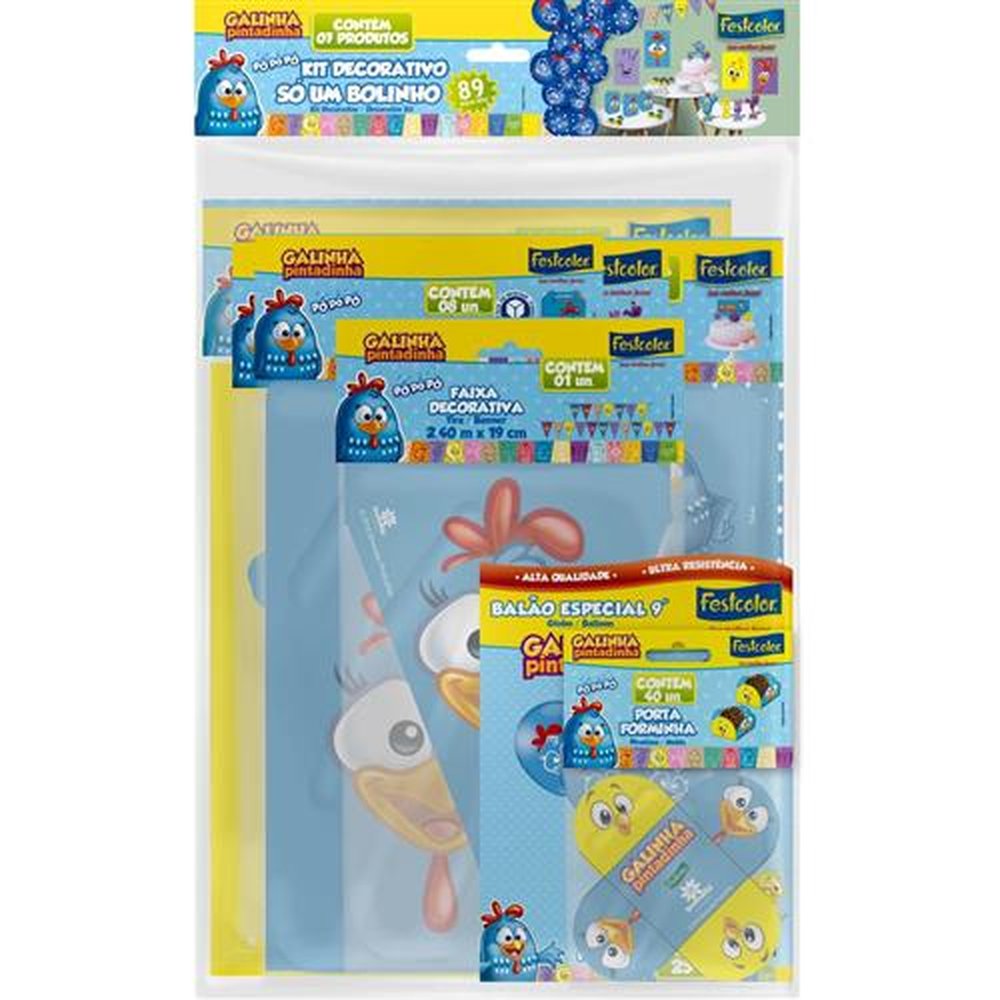 Kit So Um Bolinho Galinha Pintadinha