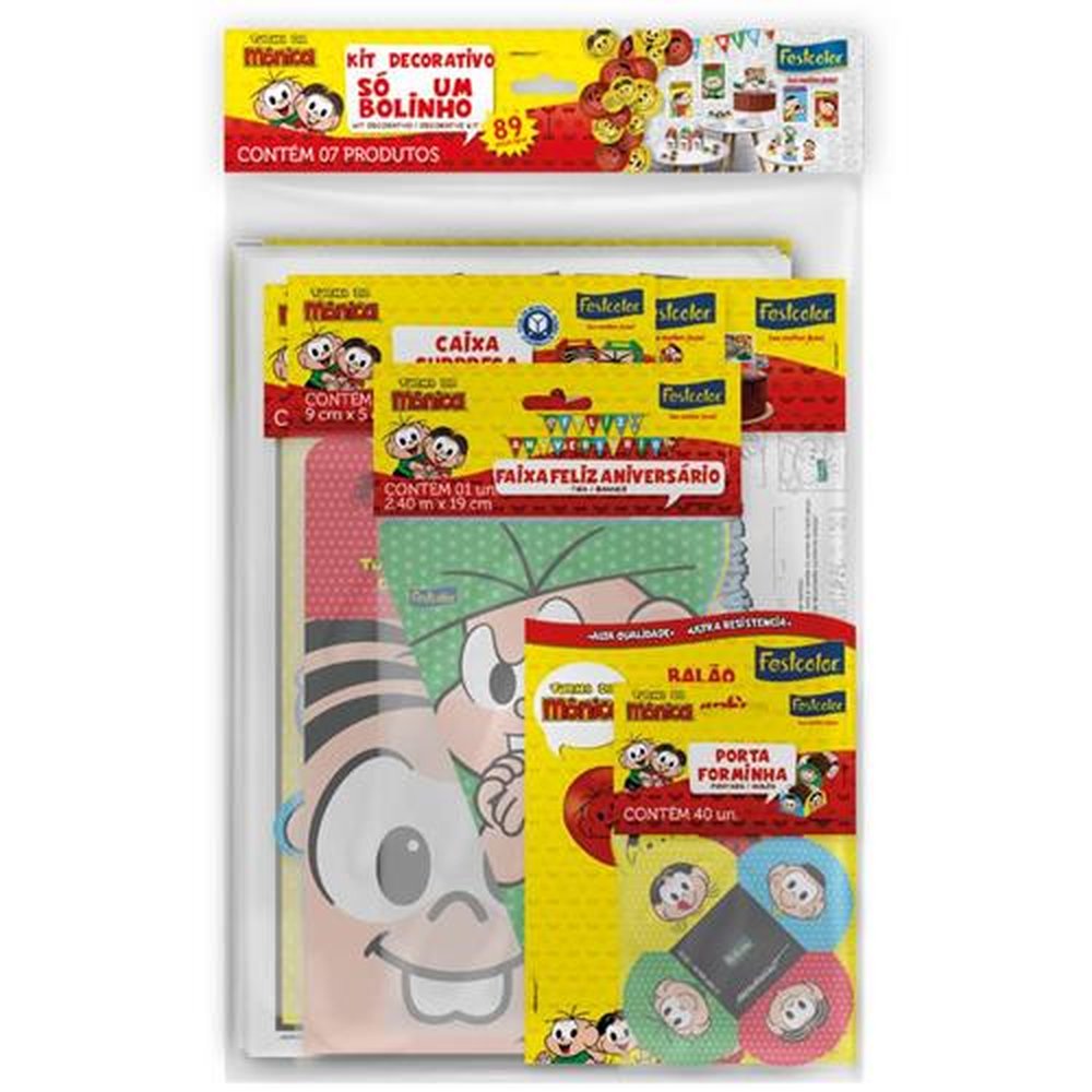 Kit So Um Bolinho Turma Da Monica