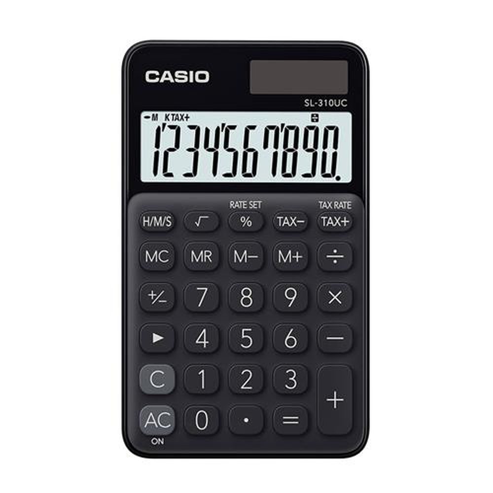 Calculadora Portátil Casio C/ Visor Amplo 10 Dígitos E Alimentação Dupla